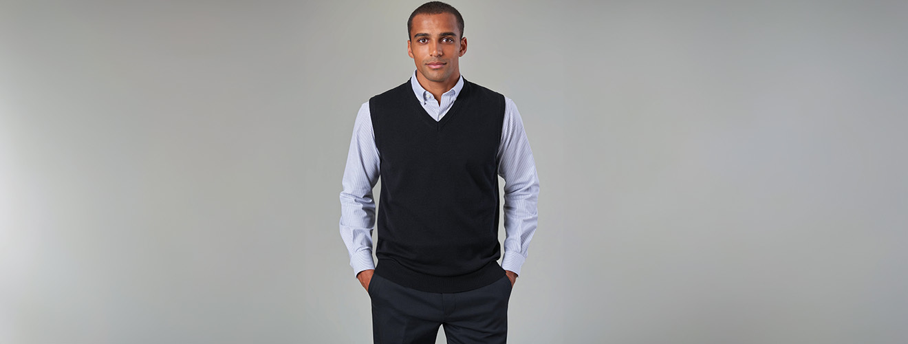 Direct Business Wear | Black Slipover for Men