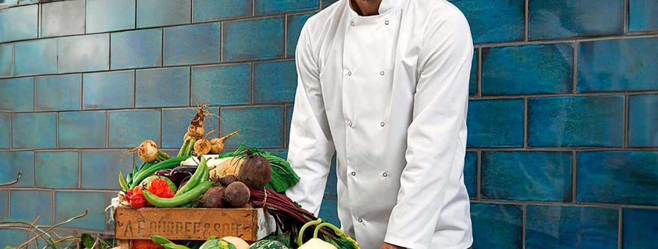 Direct Business Wear | White Long Sleeve Chef's Jackets for Men