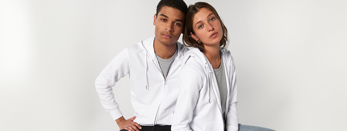 Direct Business Wear | Sustainably Made Cotton Unisex Hoodies | Casual Staff Uniforms
